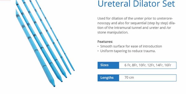 Ureteral Dilator Set