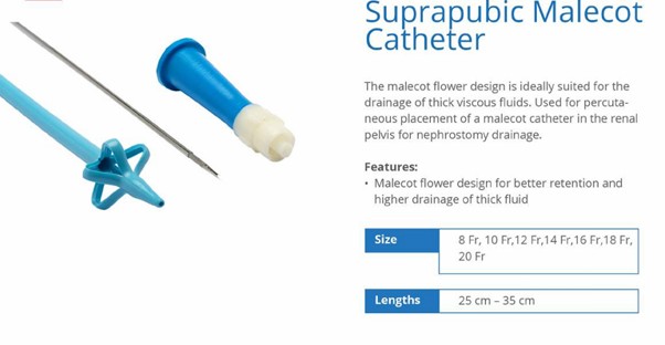 Suprapubic Malecot Catheter
