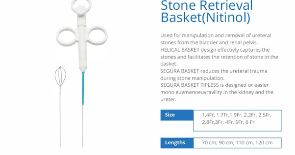 Stone Retrieval Basket (Nitinol)