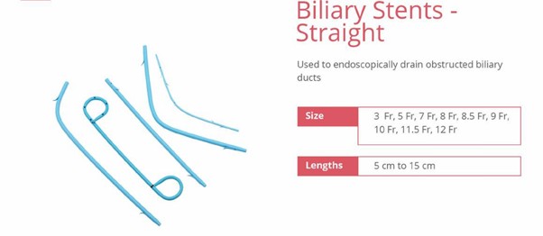 Biliary Stent (Straight)