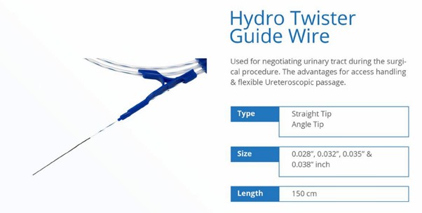 Hydro Twist Guidewire