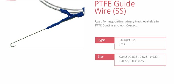 PTFE Guide Wire