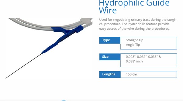 Hydrophilic Guidewire
